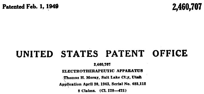 Moray Patent US2460707